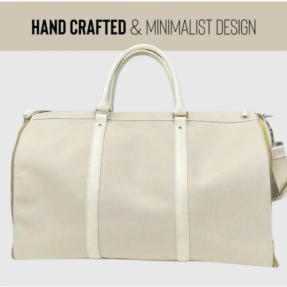 Elegant White Duffel Bag - Picture 6 of 6